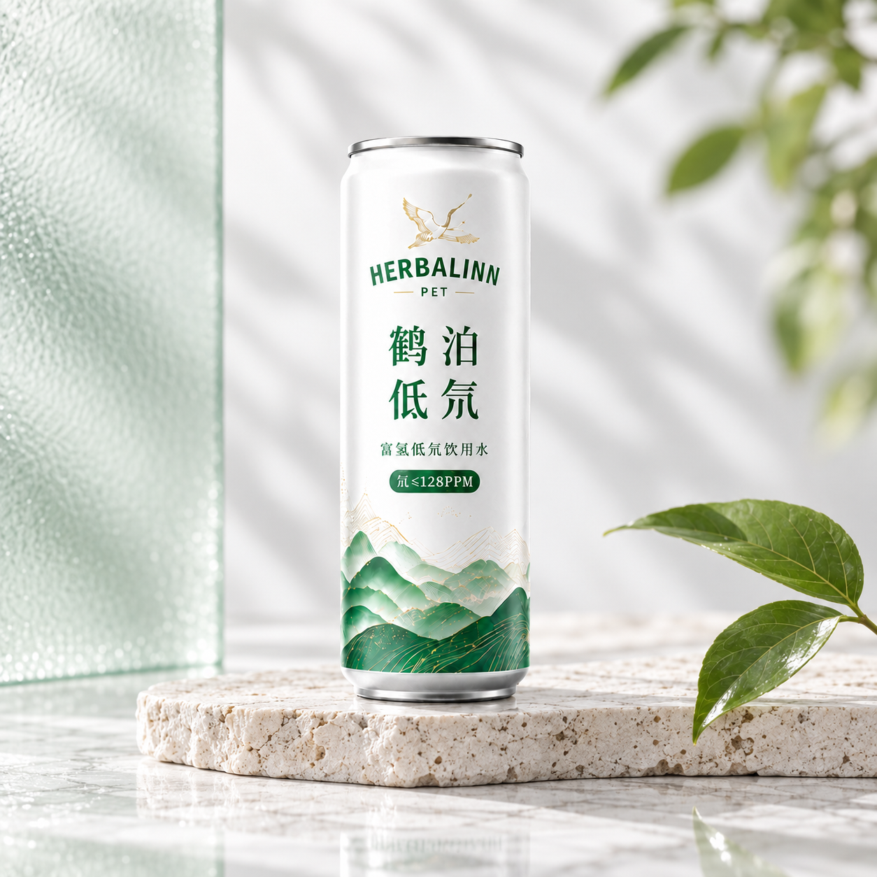鹤泊低氘 330ml